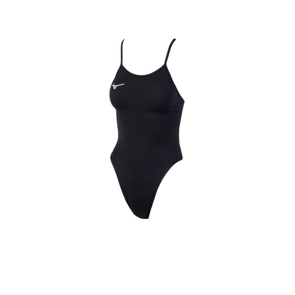 Mizuno Women's EXER Thin Strap Swimsuit Black (570032-WGF)